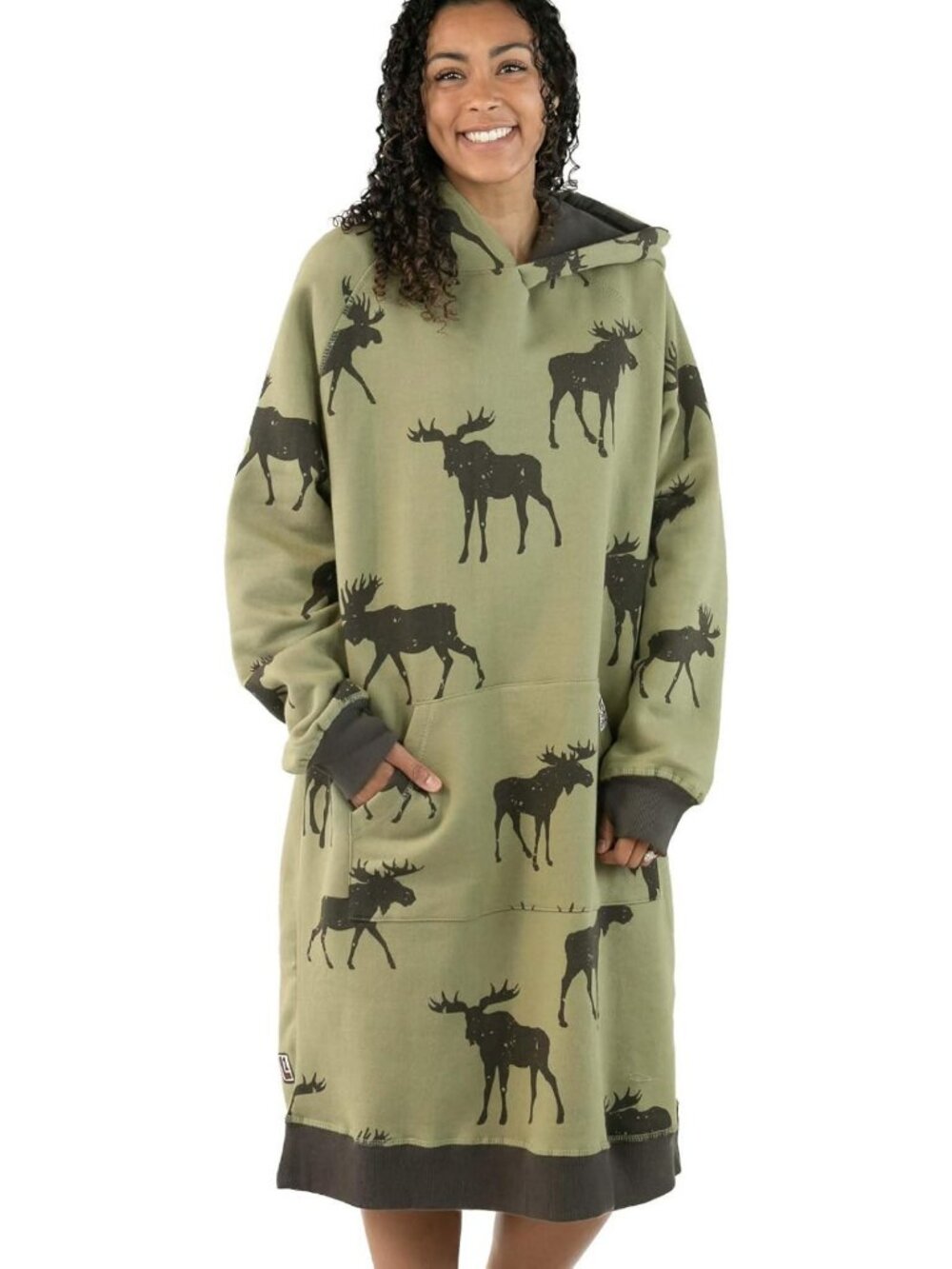 Cozy Oversized Hoodie Sweatshirt | Comfy Sleepwear & Sweater Dress Alternative